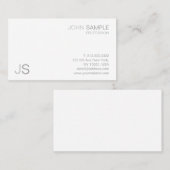 モダンな専門の創造的な最小主義のデザイン 名刺 (正面/裏面)