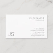 モダンな専門の創造的な最小主義のデザイン 名刺 (正面)