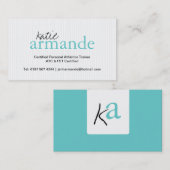 モダンな専門の名刺 名刺 (正面/裏面)