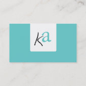 モダンな専門の名刺 名刺 (裏面)