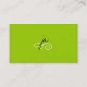 モダンな専門の名刺 名刺 (裏面)