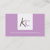 モダンな専門の名刺 名刺 (裏面)