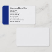 モダンな専門の名刺 名刺 (正面/裏面)