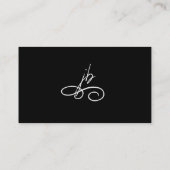 モダンな専門の名刺 名刺 (裏面)