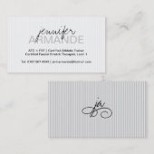 モダンな専門の名刺 名刺 (正面/裏面)