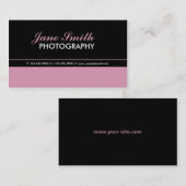 モダンな専門の明白でシンプルでスタイリッシュな上品 名刺 (正面/裏面)