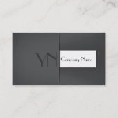 モダンな専門の灰色の箱-名刺 名刺 (正面)