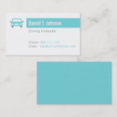 モダンな専門の車のな運転インストラクター 名刺 (正面/裏面)