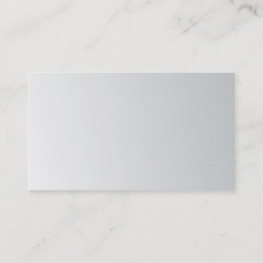 モダンな専門の銀のお洒落なデザインの贅沢 名刺 (裏面)