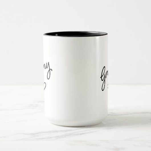 モダンな就任日グラミーコーヒー マグカップ (中央)