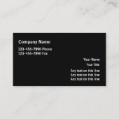 モダンな屋根ふきサービス 名刺 (裏面)