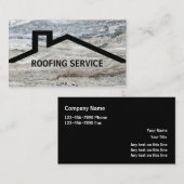 モダンな屋根ふきサービス 名刺 (正面/裏面)