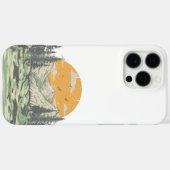 モダンな山岳森林の自然環境 Case-Mate iPhoneケース (裏面 (横))