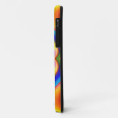 モダンな左右対称のカラフルな二頭のエイリアン Case-Mate iPhoneケース (裏面/左)