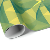 モダンな常緑の木の景色の包装紙 ラッピングペーパー (ロールコーナー)