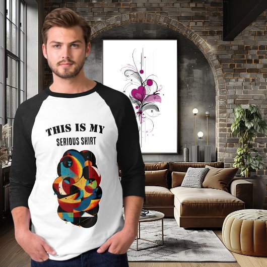 モダンな幾何学アート - 遊び心のある抽象芸術 Tシャツ