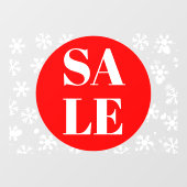 モダンな店舗の窓用フィルム セール ウィンドウ クライング ウィンドウサイン (シート)