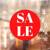 モダンな店舗の窓用フィルム セール ウィンドウ クライング ウィンドウサイン (シート2)