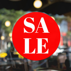 モダンな店舗の窓用フィルム セール ウィンドウ クリング ウィンドウサイン