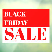 モダンな店舗の窓用ブラックフライデーセール窓貼り ウィンドウサイン (シート3)