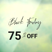 モダンな店舗の窓用ブラックフライデーセール ウィンドウクリング ウィンドウサイン (シート3)