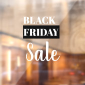 モダンな店舗の窓用ブラックフライデーセール ウィンドウクリング ウィンドウサイン (シート2)