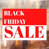 モダンな店舗の窓用ブラックフライデーセール ウィンドウクリング ウィンドウサイン (シート2)