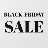 モダンな店舗の窓用ブラックフライデーセール ウィンドウクリング ウィンドウサイン (シート)