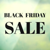 モダンな店舗の窓用ブラックフライデーセール ウィンドウクリング ウィンドウサイン (シート3)