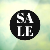 モダンな店舗の窓用販売用ウィンドウクリング ウィンドウサイン (シート3)