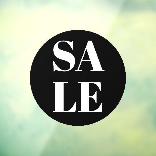 モダンな店舗の窓用販売用ウィンドウクリング ウィンドウサイン (シート3)