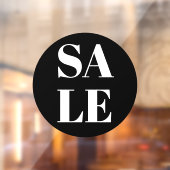 モダンな店舗の窓用販売用ウィンドウクリング ウィンドウサイン (シート2)