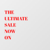 モダンな店舗の窓用販売用ウィンドウクリング ウィンドウサイン (シート)