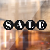 モダンな店舗窓ガラス 販売 黒窓フィルム ウィンドウサイン (シート2)