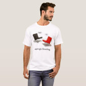 モダンな座席の挨拶 Tシャツ (正面フル)