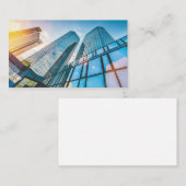 モダンな建物の商業不動産 名刺 (正面/裏面)
