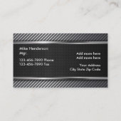 モダンな建築サービス 名刺 (裏面)