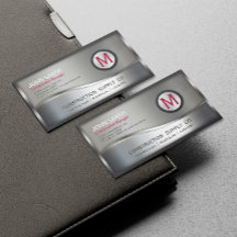 モダンな建築金属フレームのイニシャル シルバーB