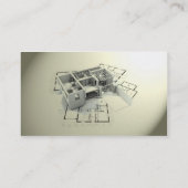 モダンな建築 名刺 (裏面)