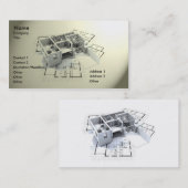 モダンな建築 名刺 (正面/裏面)