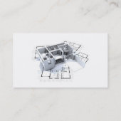 モダンな建築 名刺 (裏面)