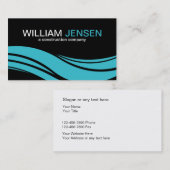 モダンな建設業カード 名刺 (正面/裏面)