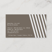 モダンな弁護士の名刺 名刺 (裏面)