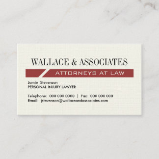 モダンな弁護士の名刺 名刺