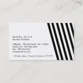 モダンな弁護士の名刺 名刺 (裏面)