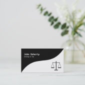 モダンな弁護士 名刺 (スタンド正面)