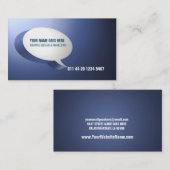 モダンな影響の名刺 名刺 (正面/裏面)