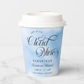 モダンな彼女のクラウド9バチェロレッテウィークエンド 紙コップ (裏面)