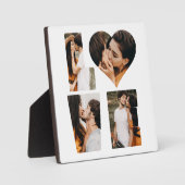 モダンな愛のハート写真インスタグラムバレンタインデー フォトプラーク (正面)