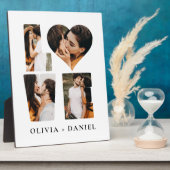 モダンな愛のハート写真インスタグラムバレンタインデー フォトプラーク (側面)